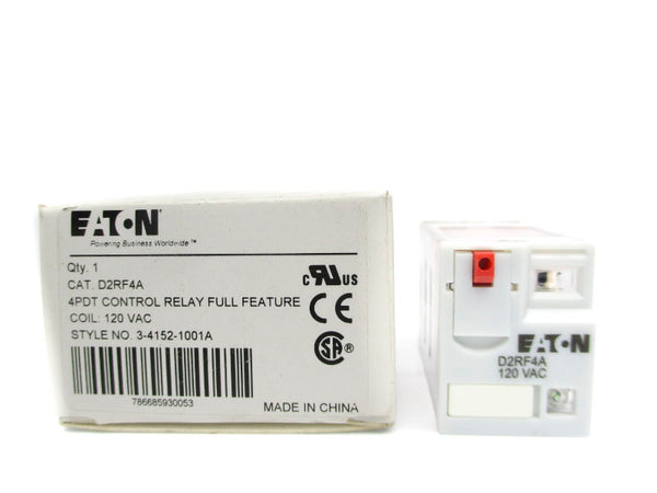 EATON D2RF4A 120VAC 8A NSMP