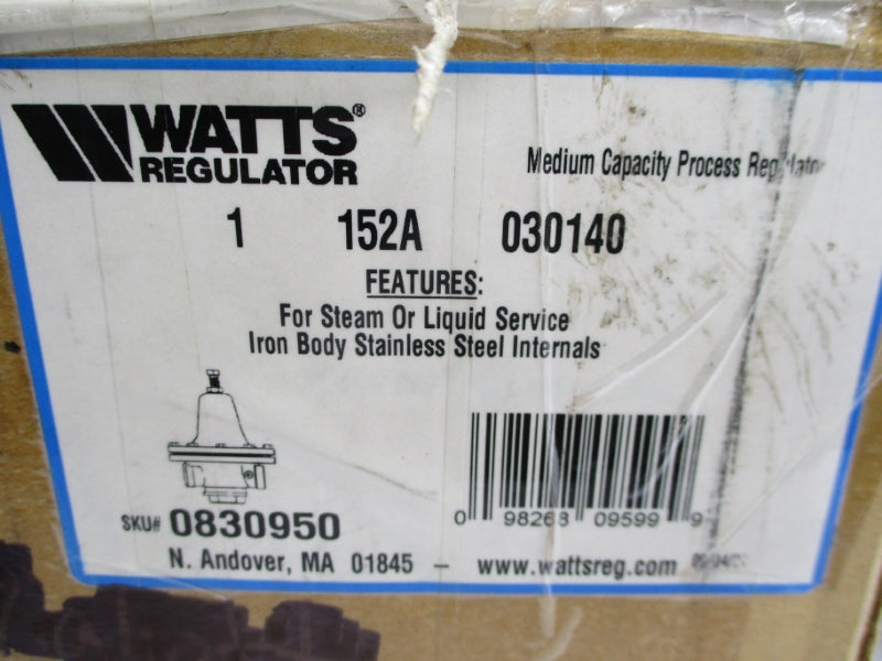 WATTS 0830950 152A 30-140PSI 1 1/4" NSMP