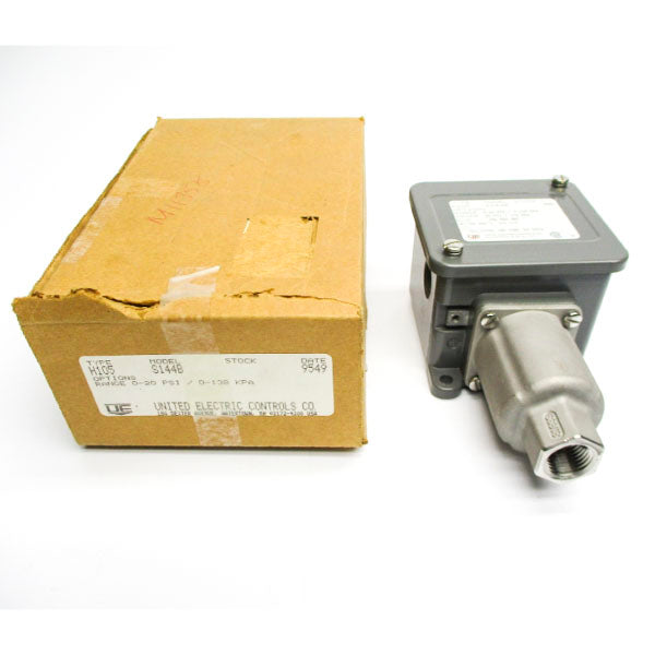 UNITED ELECTRIC H105-S144B 9549 480VAC 15A 0-20PSI 3/4" NSMP