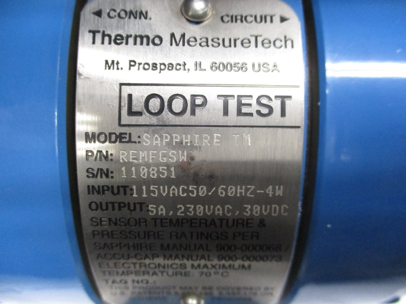 THERMO MEASURETECH SAPPHIRETM REMFGSW 115VAC 70�C 3/4" NSNP