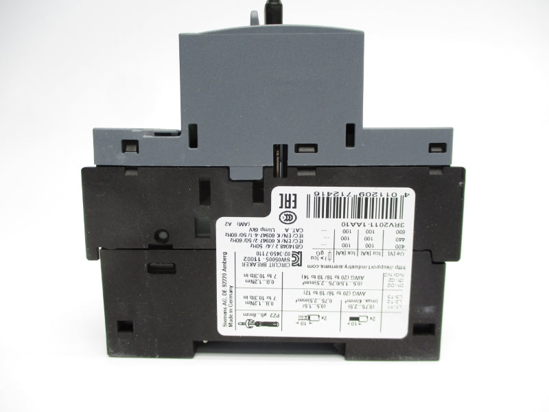 SIEMENS 3RV2011-1AA10 690V 1.1-1.6A NSMP