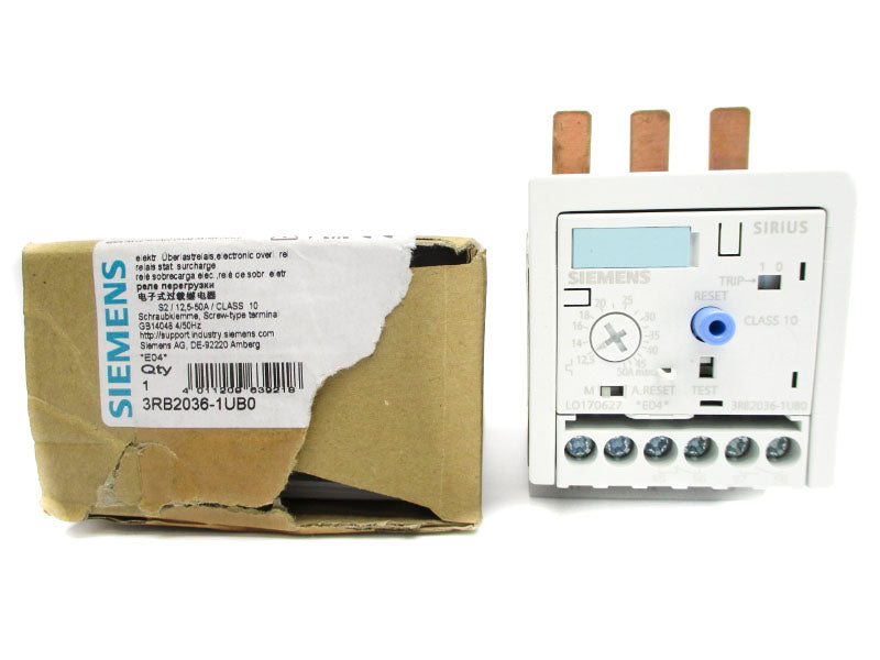 SIEMENS 3RB2036-1UB0 690V 12.5-50A NSMP