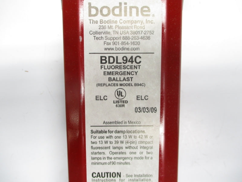 BODINE BDL94C 120/277VAC NSMP