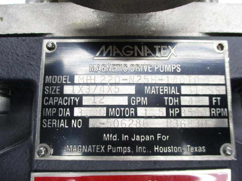 MAGNATEX MPH220-N25H-140TC NSNP