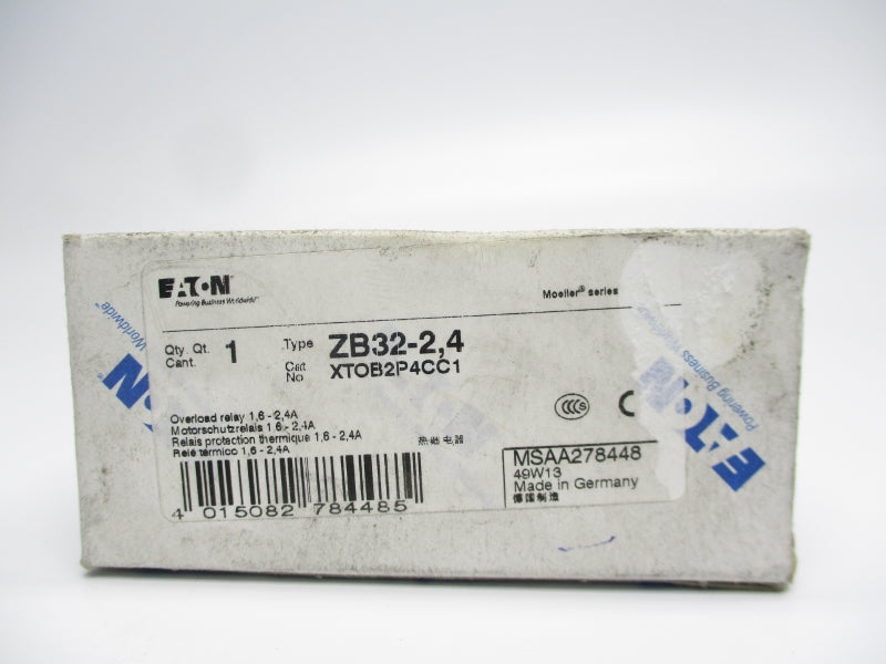 EATON ZB32-2,4 XTOB2PACC1 690V 1,6-2,4A NSMP