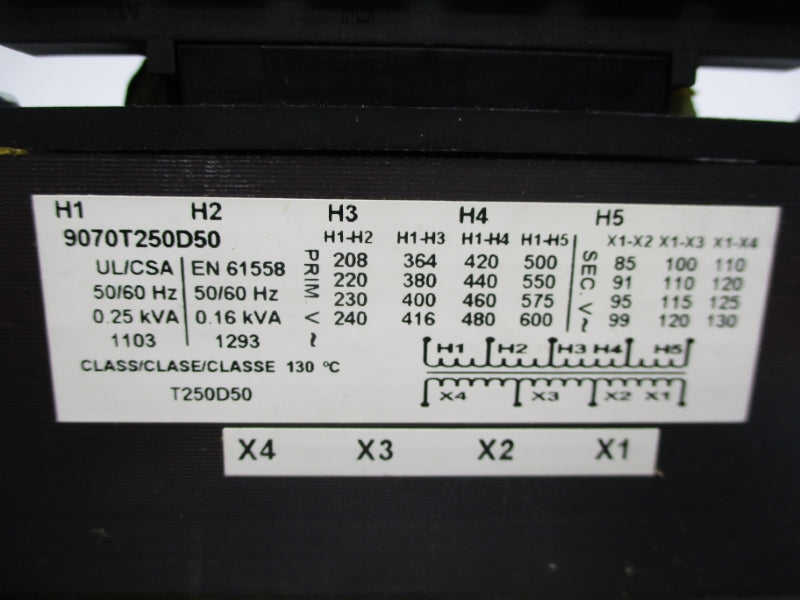 SQUARE D 9070T250D50 600V NSMP