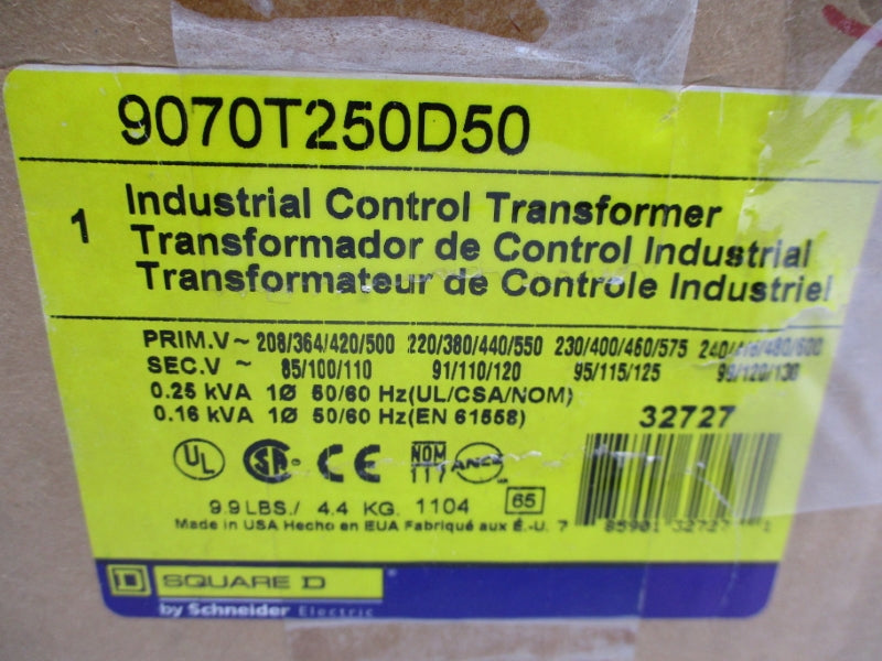 SQUARE D 9070T250D50 600V NSMP