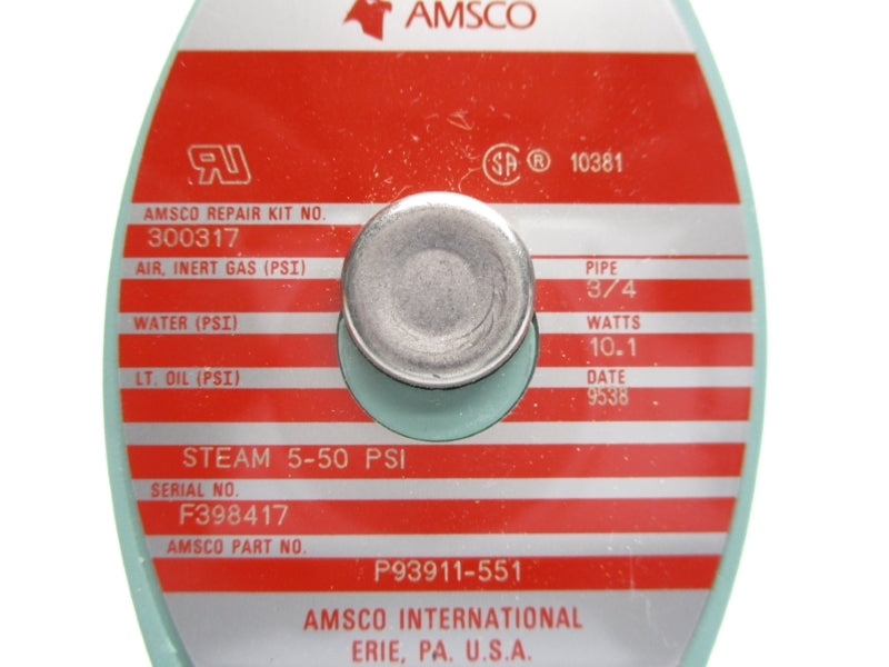 AMSCO P93911-551 5-50PSI 3/4" NSNP