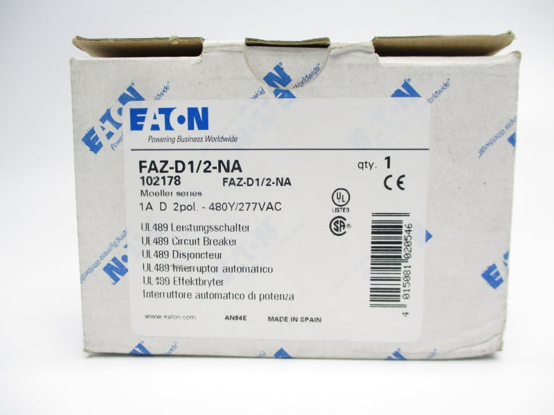 EATON FAZ-D1/2-NA 277VAC 1A NSMP