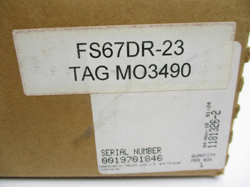 FISHER CONTROLS 67DR 0-125PSI NSMP