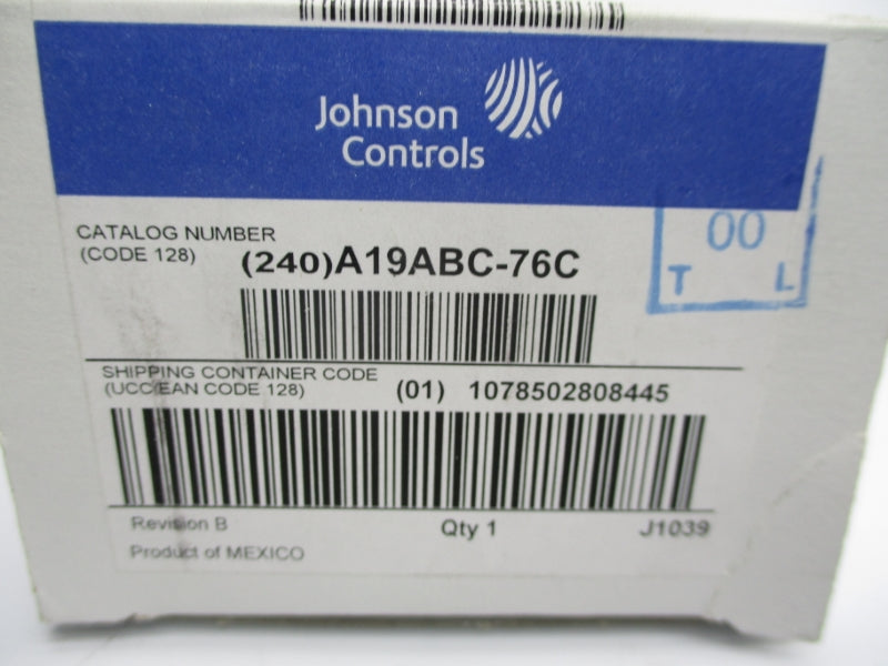 JOHNSON CONTROLS A19ABC-76 240V 96A NSMP