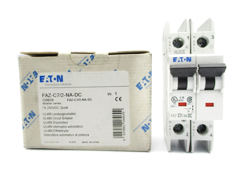 EATON FAZ-C7/2-NA-DC 250VDC 7A NSMP