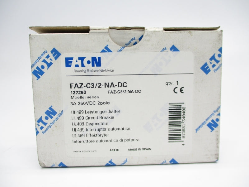 EATON FAZ-C3/2-NA-DC 250VDC 3A NSMP