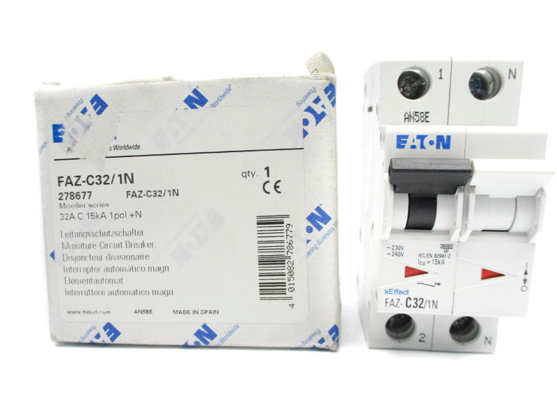 EATON FAZ-C32/1N 240V 32A NSMP