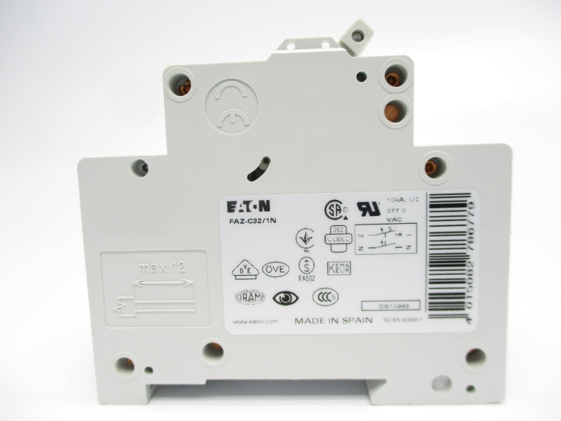 EATON FAZ-C32/1N 240V 32A NSMP