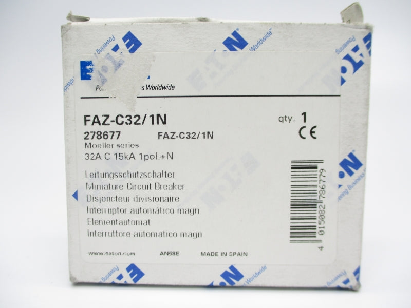 EATON FAZ-C32/1N 240V 32A NSMP