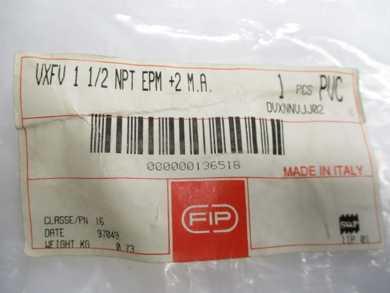 FIP VXFV11/2NPTEPM PVC NSMP