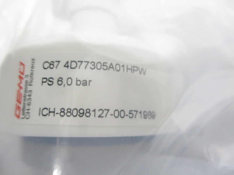 GEMU C674D77305A-01HPW ICH-88098127-00-571989 NSMP