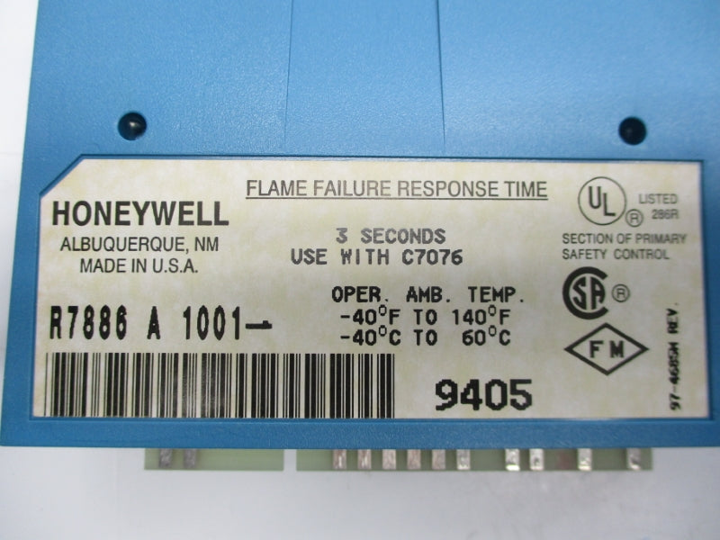HONEYWELL R7886A1001 25VDC UNMP