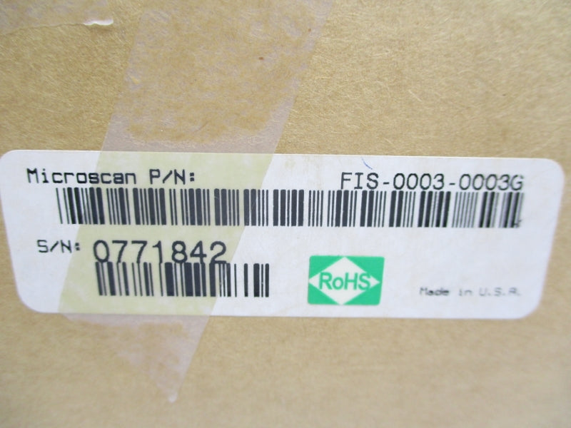 MICROSCAN FIS-0003-0003G MS-3 5V NSMP