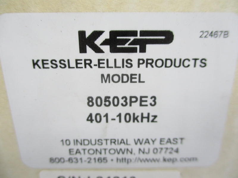 KESSLER ELLIS 80503PE3 NSMP