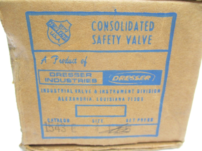 DRESSER 1543-E 15PSI 3/4" UNMP