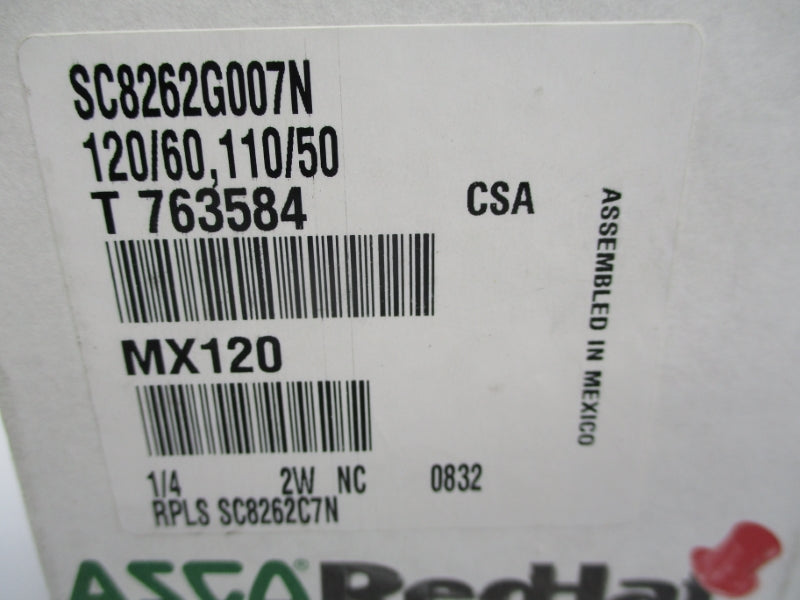 ASCO SC8262G007N 140PSI 1/4" NSMP
