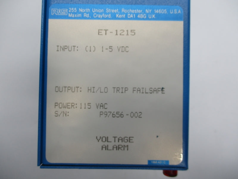 RIS ET-1215 1-5VDC NSMP