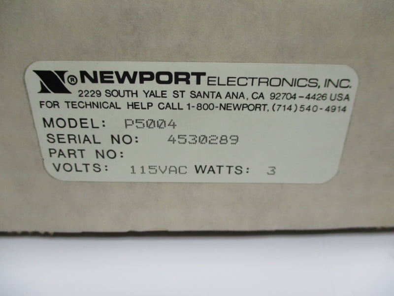 NEWPORT P5004 115V NSMP