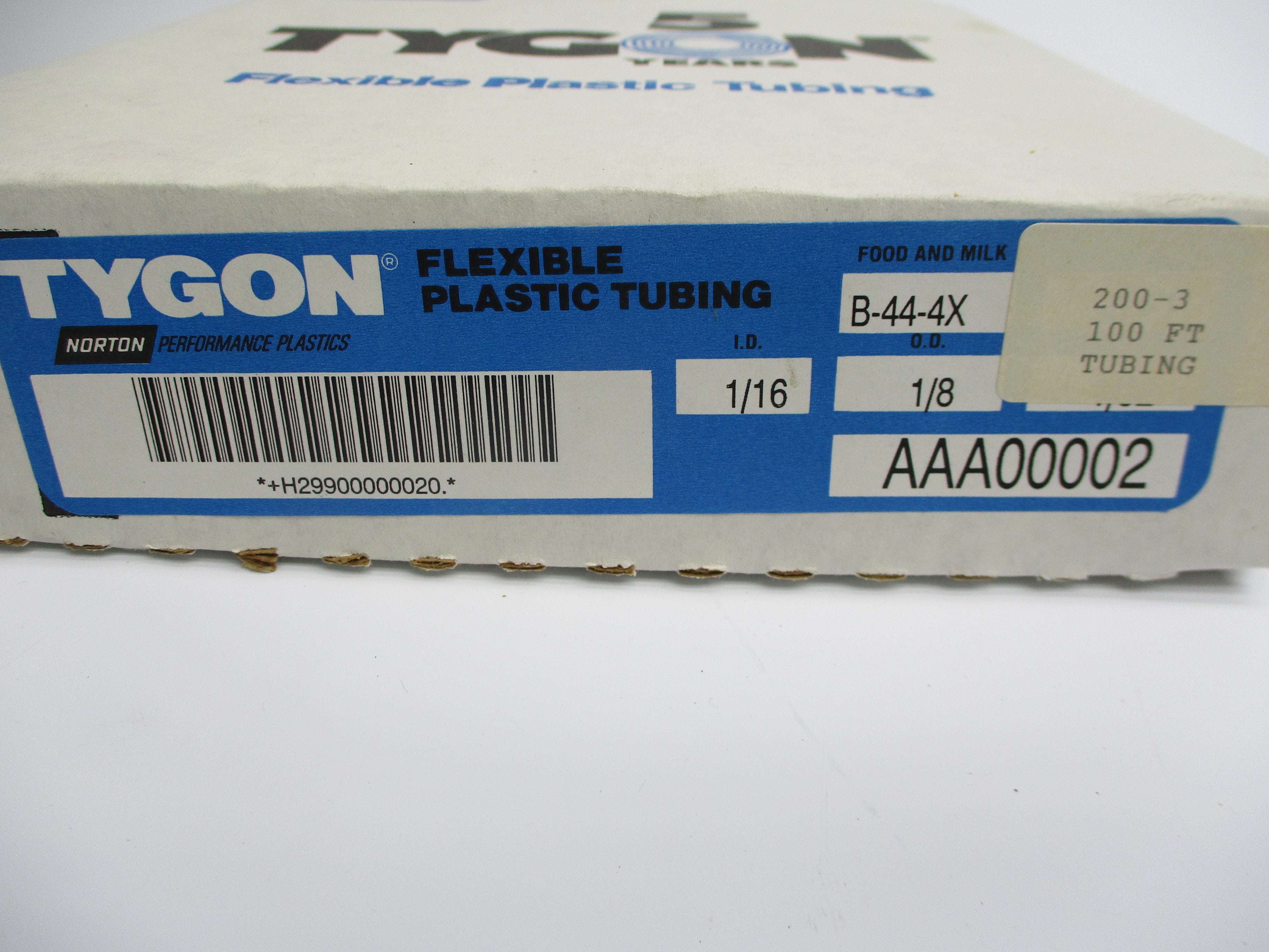 TYGON AAA00002 B-44-4X 100' NSMP