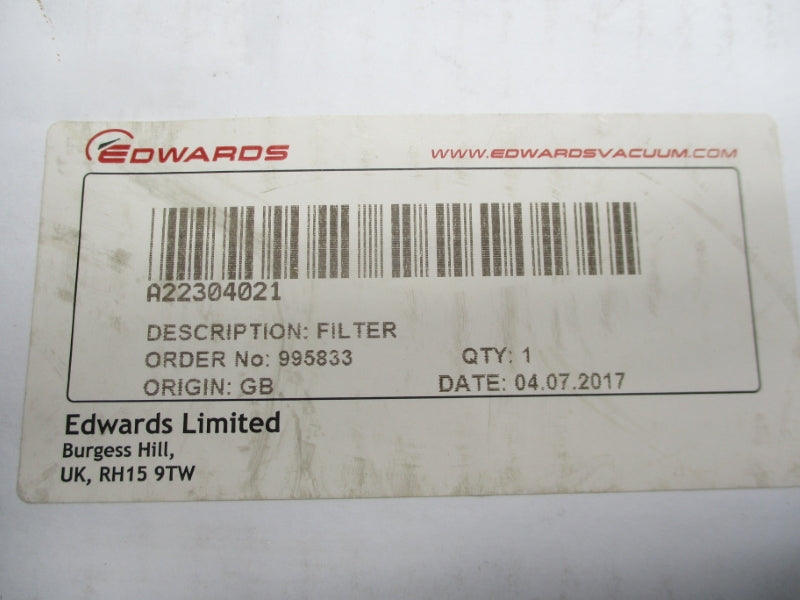 EDWARDS A22304021 NSMP