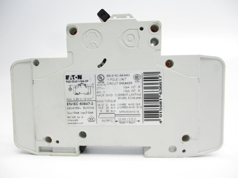 EATON FAZ-C0,5/1-NA 277V 5A NSNP