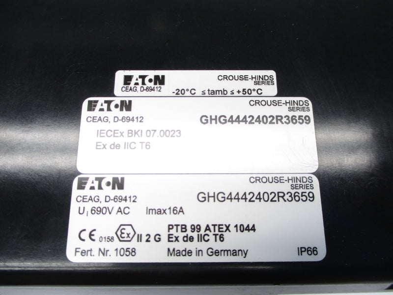 EATON GHG4442402R3659 690VAC 16A NSNP
