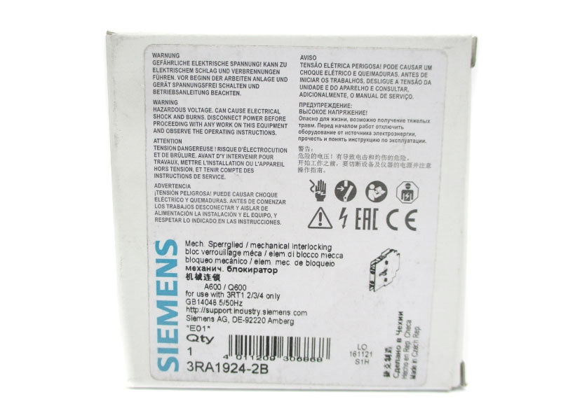 SIEMENS 3RA1924-2B 240V 10A NSMP