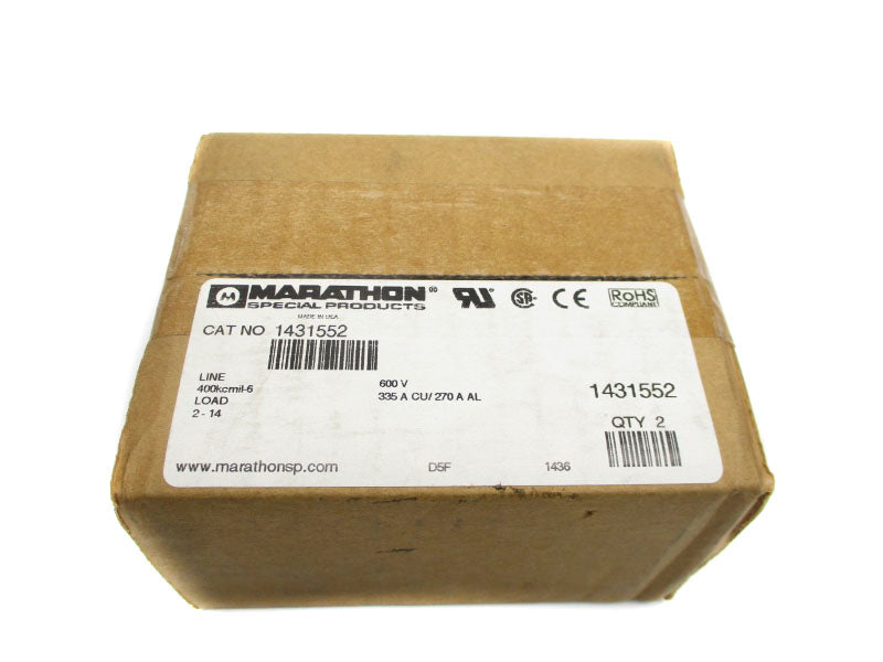 MARATHON 1431552 600V 335A (PKG OF 2) NSFS