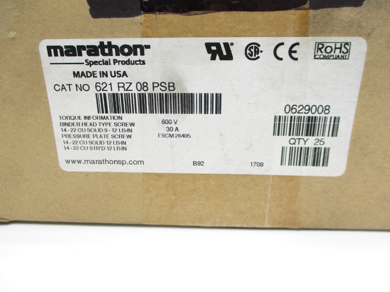 MARATHON 621RZ08PSB 600V 30A NSNP