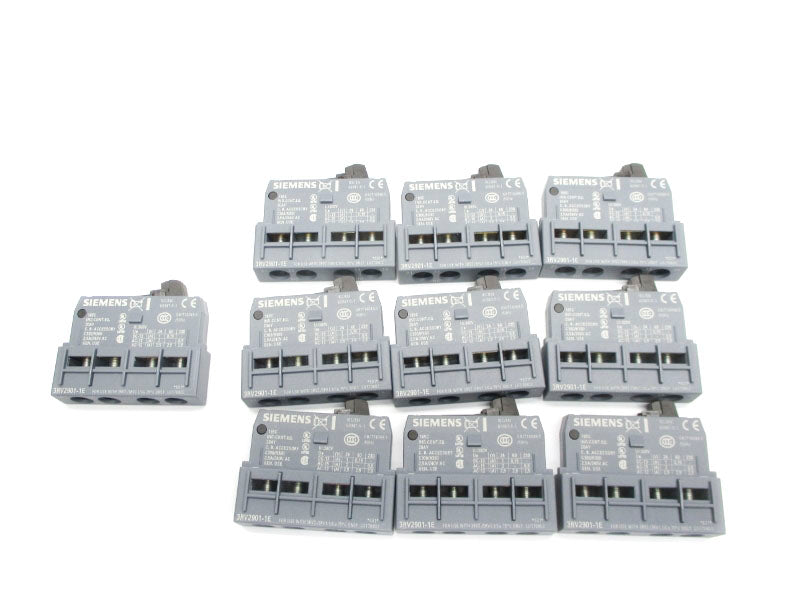 SIEMENS 3RV2901-1E 240VAC 2,5A (PKG OF 10) NSMP