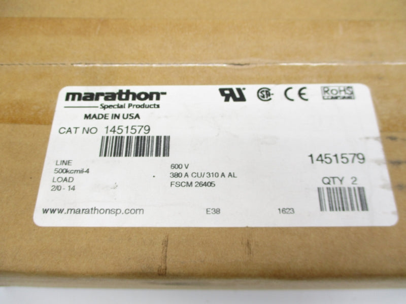 MARATHON 1451579 600V 380A (PKG OF 2) NSFS