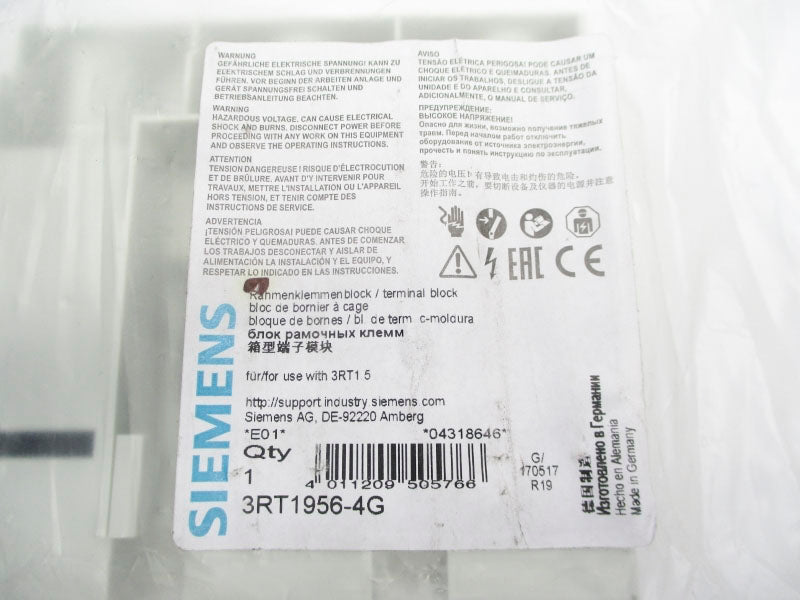 SIEMENS 3RT1956-4G NSMP