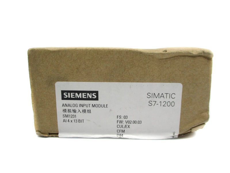 SIEMENS 6ES7231-4HD32-0XB0 F/W V02.00.03 NSFS