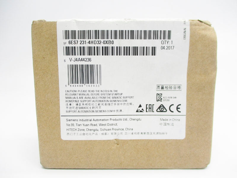 SIEMENS 6ES7231-4HD32-0XB0 F/W V02.00.03 NSFS