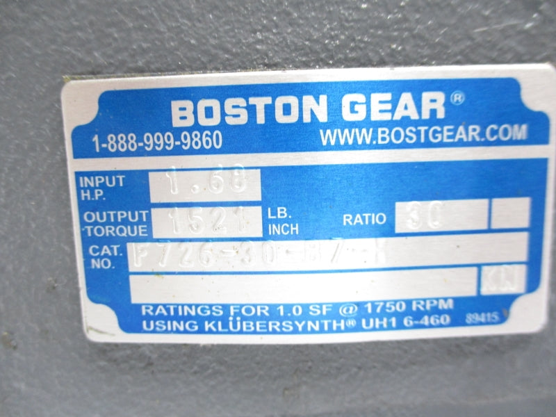BOSTON GEAR F726-30-B7-H NSNP