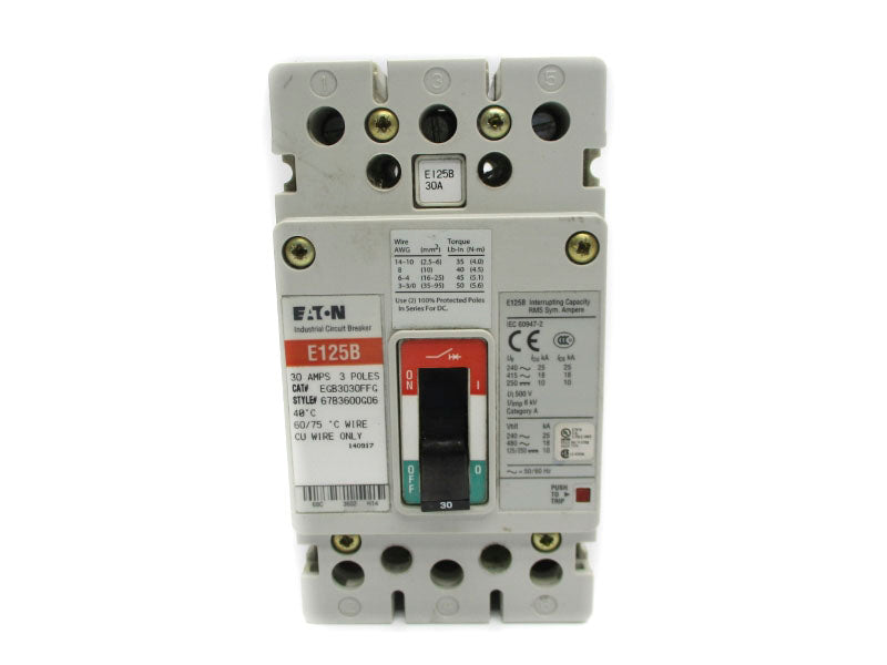 EATON EGB3030FFG 480V 30A UNMP