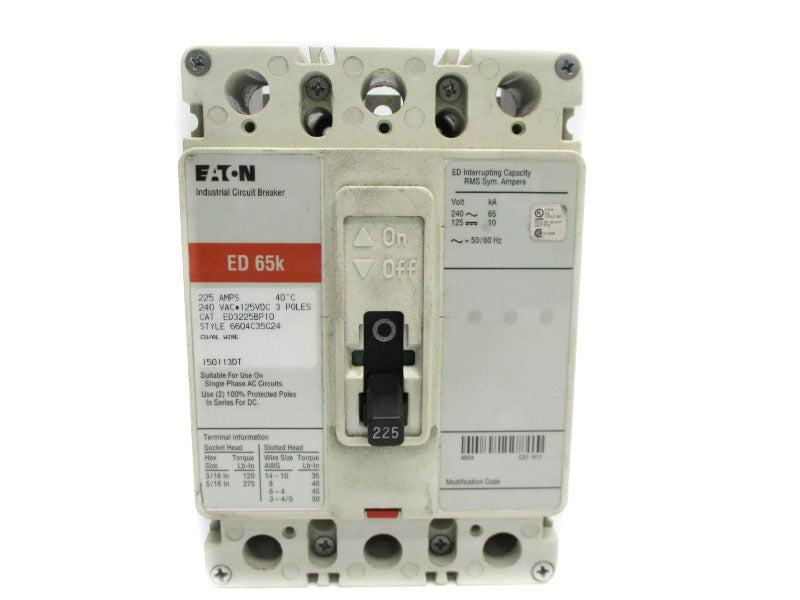 EATON ED3225BP10 240VAC 225A UNMP