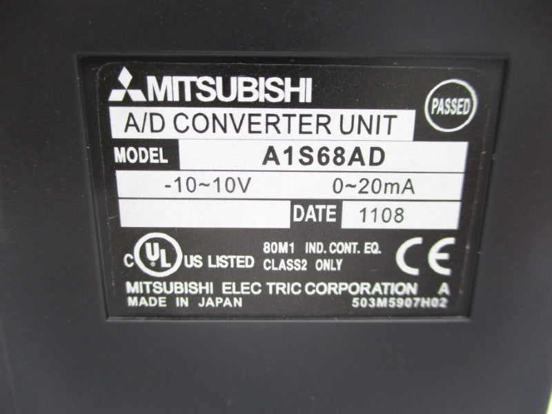 MITSUBISHI A1S68AD NEG 10-10V NSMP