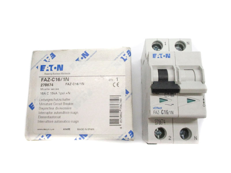 EATON FAZ-C16/1N 277VAC 16A NSMP