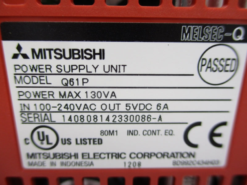 MITSUBISHI Q61P 100-240VAC 6A NSMP