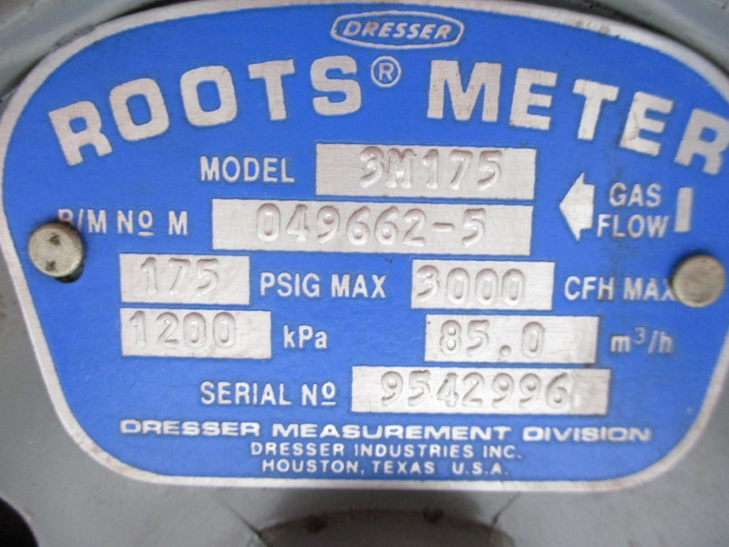 DRESSER ROOTS 3M175 175PSI 2 1/2" UNMP