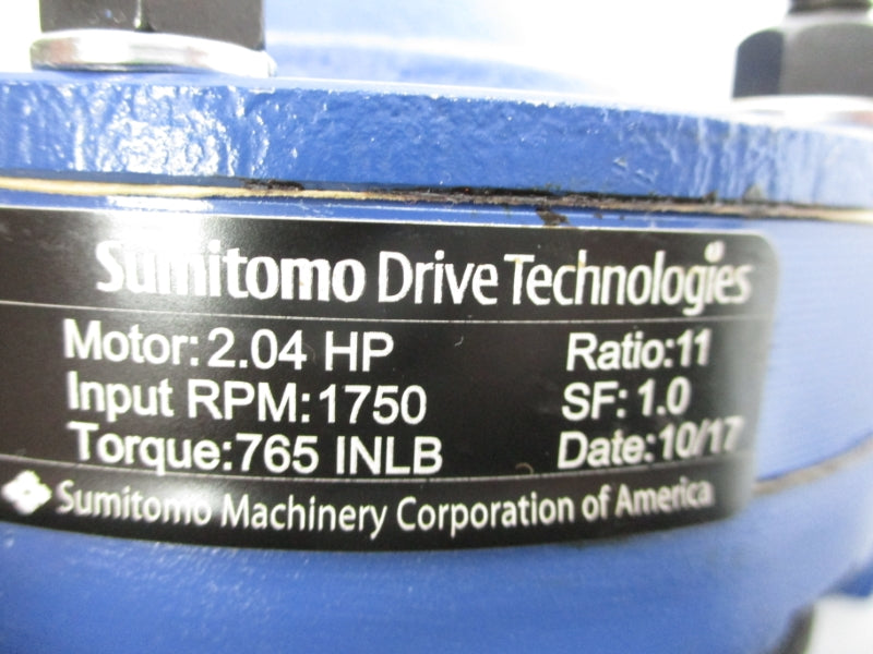 SUMITOMO CNH-6095Y-11 PA020096 2.04HP 1750RPM NSNP