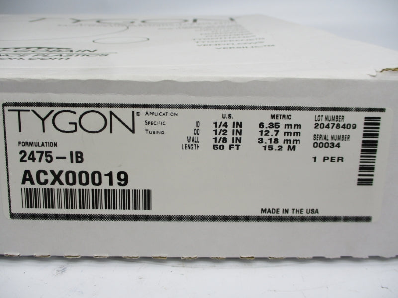 SAINT-GOBAIN TYGON ACX00019 50' NSMP